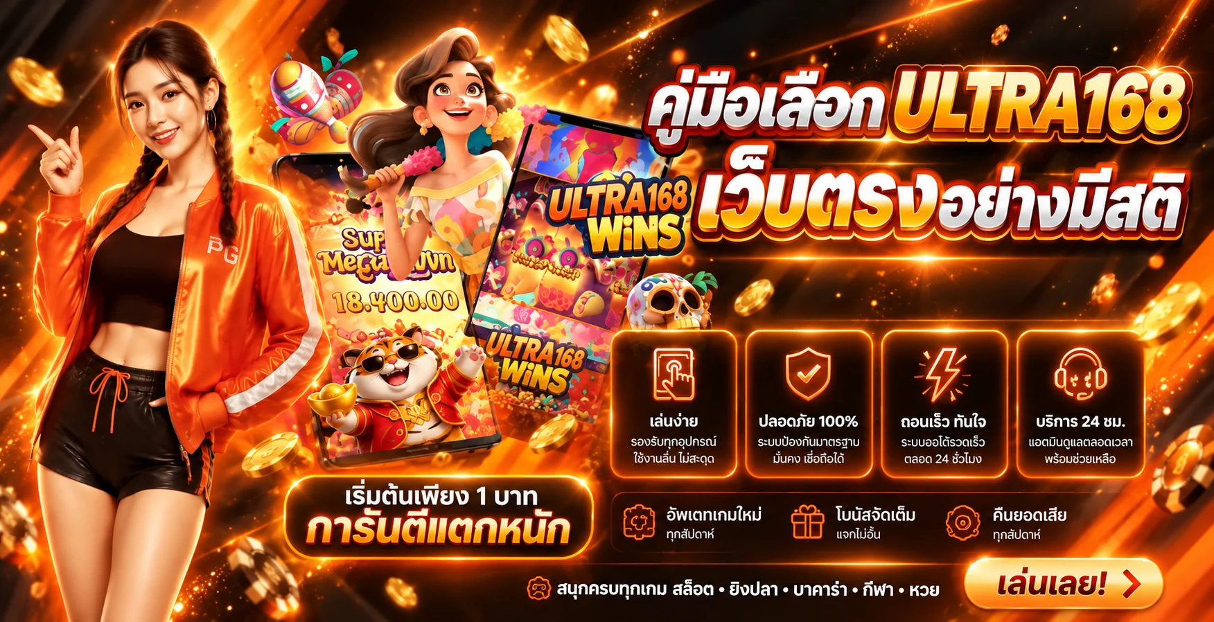 ULTRA168 คู่มือเลือกเว็บตรง ตรวจฝากถอนและความปลอดภัย